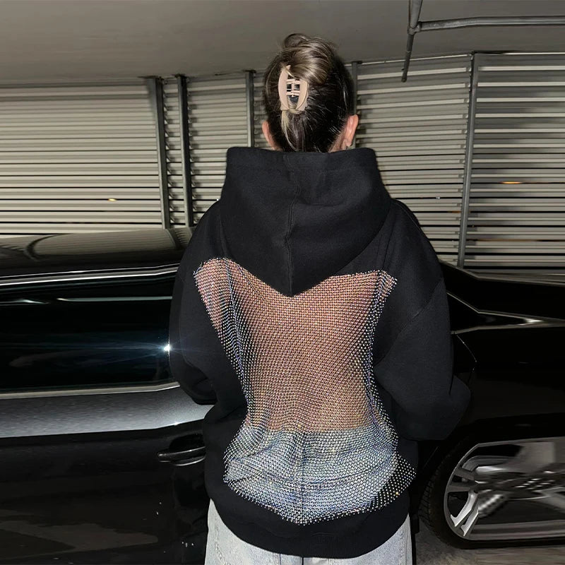 CZZ WOMEN'S BACKLESS HOODIE