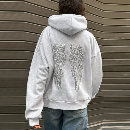 CZZ CHROME ANGEL OVERSIZED HOODIE