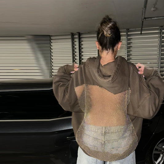 CZZ WOMEN'S BACKLESS HOODIE