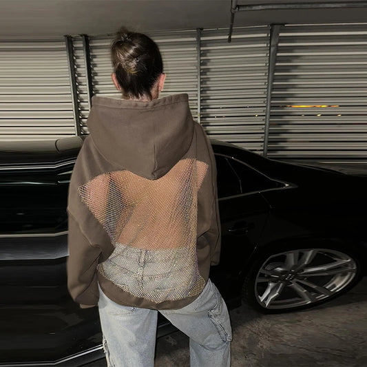 CZZ WOMEN'S BACKLESS HOODIE