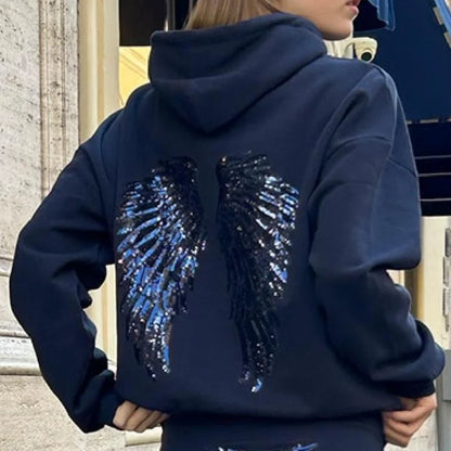 CZZ CHROME ANGEL OVERSIZED HOODIE